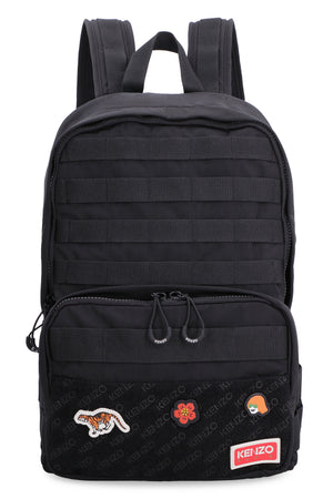 Logo detail nylon backpack-1